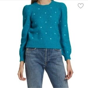 NWT Generation Love x Revolve Angelina Star Alpaca Wool Sweater Size L